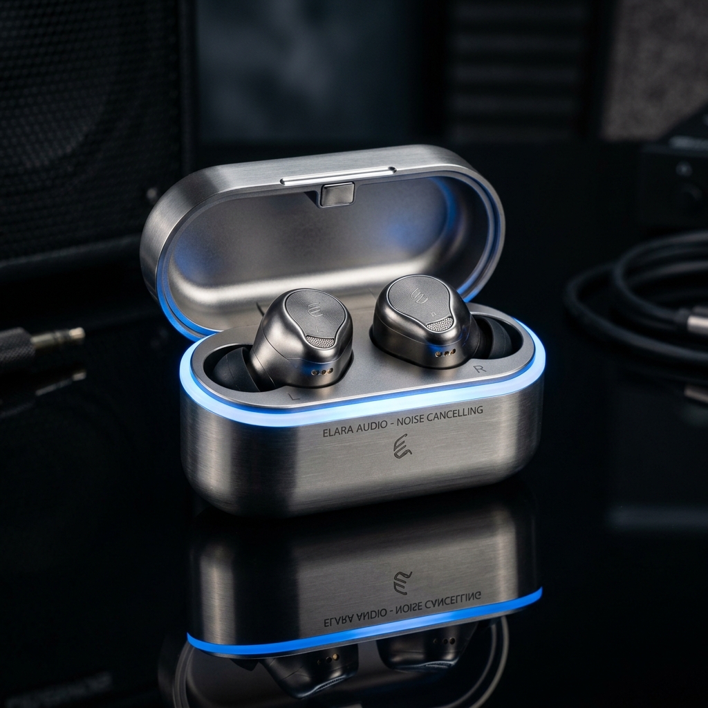 Elara Pro ANC True Wireless Earbuds (Titanium Edition)
