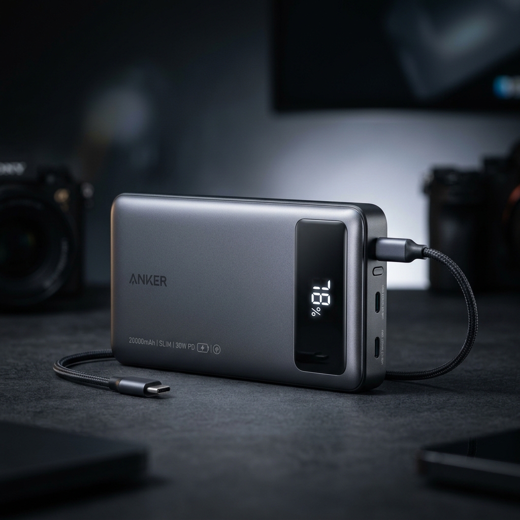 Anker 20,000mAh 30W Power Delivery Slim Power Bank